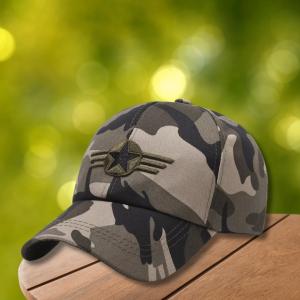 Camouflaged Machine Embroidery Cap