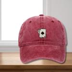 Playing Card Embroidered Cap