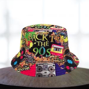 Double Sided Graffiti Hat_ Retro 90