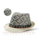 Vintage Geometric Hat