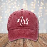 Mr & Mrs. Featured Embroidery Cap