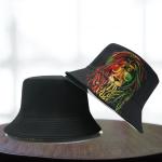 Double Sided Graffiti Hat_ Glasses Lion