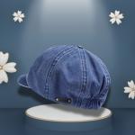 Denim all seasons Octagonal Newsboy Hat