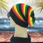 Jamaican Reggae knitted Pullover Hat