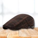 Retro Plaid All Season Casual Forward Hat