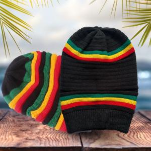 Jamaican Reggae knitted Pullover Hat