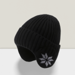Knitting Ear Flap Beanie Hat for Winter