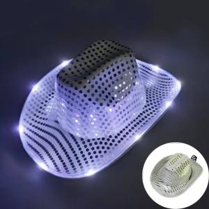 Illuminated Sequin Festival/ Party Hat